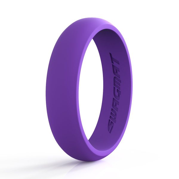 5mm Royal purple Women Silicone ring